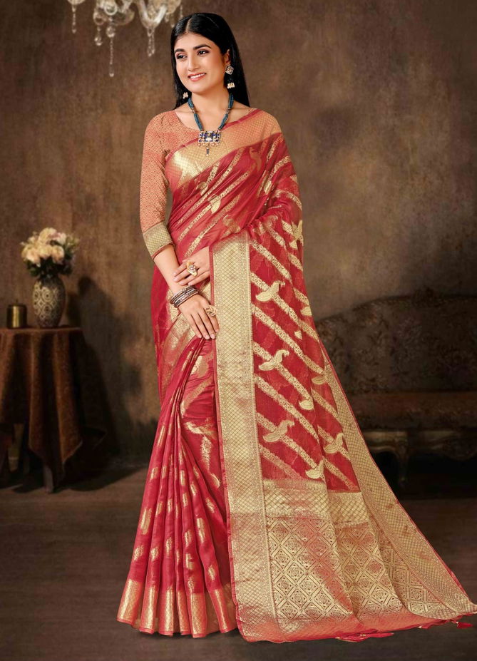 Gangotri By Ronisha Color Set Banarasi Silk Sarees Catalog